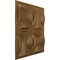 Ekena Millwork 19 5/8in. W x 19 5/8in. H York EnduraWall Decorative 3D Wall Panel Covers 2.67 Sq. Ft. WP20X20YOCGH - alternate 4